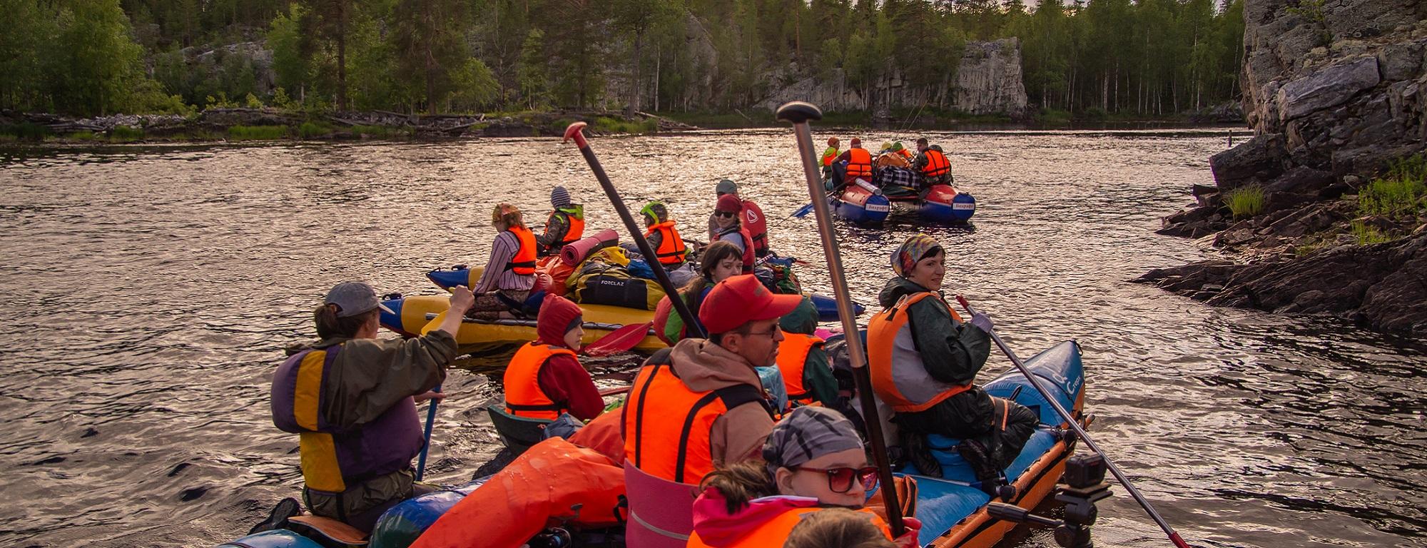 водные походы в Карелию и не только